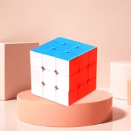 Układanki dla dzieci - Nowoczesna układanka, kostka logiczna, Kostka Rubika - typ IX - miniaturka - grafika 1