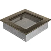 Akcesoria kominkowe - Kratki.pl kratka 17/17 czarno-złota 17CZ - miniaturka - grafika 1