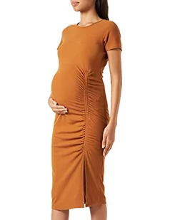 Supermom Sukienka damska Hanover Short Sleeve sukienka Almond-N101, L, Almond - N101, 40 - Sukienki - miniaturka - grafika 1
