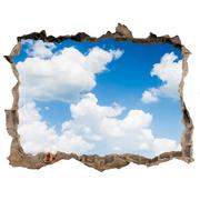 Naklejki na ścianę - Samoprzylepna dziura na ścianę Chmury na niebie, Tulup - miniaturka - grafika 1