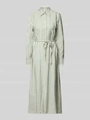 Sukienki - Sukienka koszulowa z mieszanki wiskozy model ‘KAYA’ - miniaturka - grafika 1