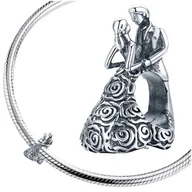 Wisiorki - CHARMS MŁODA PARA zawieszka srebro 925 koralik - miniaturka - grafika 1