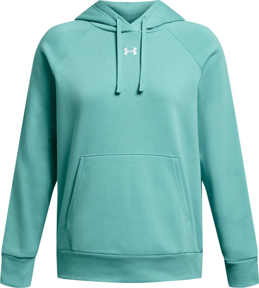 Bluza damska Under Armour Rival Flecce Hoodie miętowa 1379500 482-L