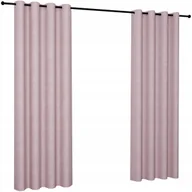 Zasłony - Zasłona gotowa welur 140x250 zasłony welurowe velvet na przelotkach kółka - miniaturka - grafika 1