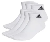 Skarpetki damskie - Skarpety ADIDAS Białe Cushioned Ankle Socks 6 Par - miniaturka - grafika 1