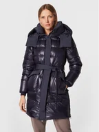Kurtki damskie - Diego M Kurtka puchowa 22IM-R432 Granatowy Slim Fit - miniaturka - grafika 1