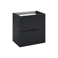 Szafki łazienkowe - Szafka pod umywalkę Nabel 60x45.2x63.5 cm czarny mat Roca - miniaturka - grafika 1
