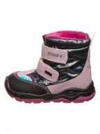 Botki damskie - Primigi Botki w kolorze czarno-jasnoróżowym - miniaturka - grafika 1