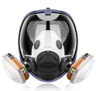 Odzież robocza - MASKA PEŁNOTWARZOWA PRZECIWPYŁOWA OCHRONA TWARZY Z FILTRAMI NA BUDOWĘ - miniaturka - grafika 1