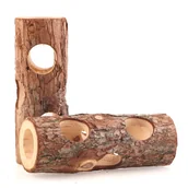 Akcesoria dla gryzoni - NATURE FIRST ADVENTURE TUNNEL S - DREWNIANY TUNEL DLA CHOMIKA - miniaturka - grafika 1