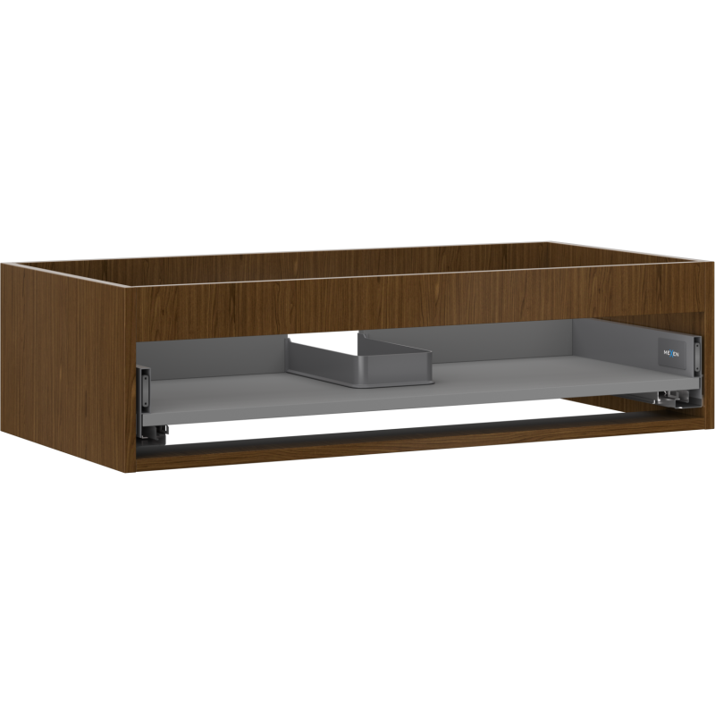 Mexen Box-A korpus szafki podumywalkowej 90 cm, 1 szuflada, orzech - 91AX0-0900-235-1-86