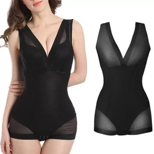 Body wyszczuplające - Czarny 4XL - Body - miniaturka - grafika 1