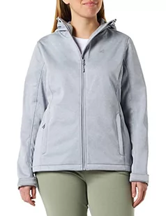 4F Damska kurtka softshellowa H4Z22-sfd350, szara (Cold Light Grey Melange), XXL, szary (Cold Light Grey Melange) - Kurtki damskie - miniaturka - grafika 1