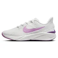 Buty dla dziewczynek - Nike Unisex Star Runner 4 starsze buty do biegania po ulicy, White Beyond Pink Viotech Summ, 38.5 EU - miniaturka - grafika 1