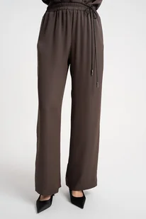 Spodnie Lexie Satin Brown - Spodnie sportowe damskie Spodnie Lexie Satin Brown - Spodnie sportowe damskie - miniaturka - grafika 1