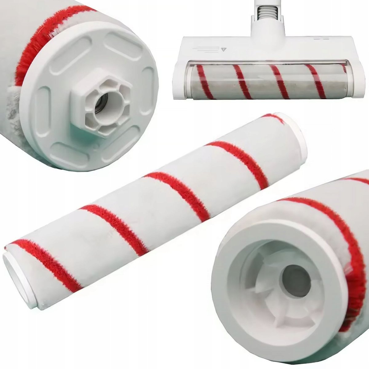 Rosfix SoftRoller P10 TRS10 – Miękka Szczotka Wałek do Dreame P10 i Trouver Solo 10 Cicha Praca Łatwe Czyszczenie