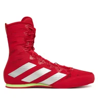 Kimona, stroje i obuwie - Buty bokserskie adidas Box Hog 4 JP9846 Czerwony - miniaturka - grafika 1