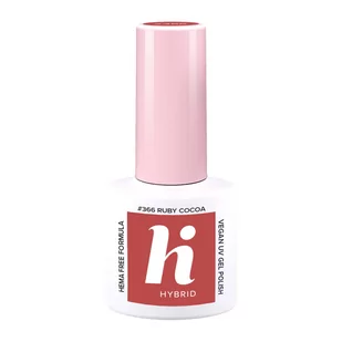 Hi Hybrid Lakier hybrydowy 366 Ruby Cocoa 5ml - Lakiery hybrydowe - miniaturka - grafika 1