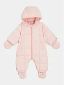 Kombinezony dla dzieci - Tommy Hilfiger Kombinezon zimowy Monotype Tape KN0KN01725 Różowy Regular Fit - miniaturka - grafika 1