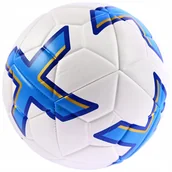 Piłka nożna - Biała Piłka Nożna Dla Dzieci Wytrzymała Szkolna Treningowa Szyta Maszynowo - miniaturka - grafika 1