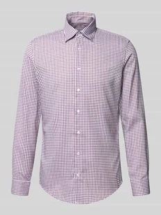 Koszula biznesowa o kroju slim fit z listwą guzikową - Koszule męskie Koszula biznesowa o kroju slim fit z listwą guzikową - Koszule męskie - miniaturka - grafika 1