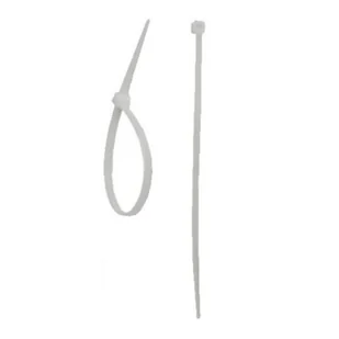 DEDRA Opaski zaciskowe 11B48371 4.8 x 370 mm 25 szt.) Biały - Pozostałe wyposażenie warsztatu - miniaturka - grafika 1