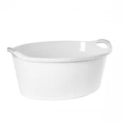 Pojemniki kuchenne - Plast Team POLAND SP. Z O.O. Miska Wanienka Z Korkiem 60l Biała 2066 TEA000422 - miniaturka - grafika 1