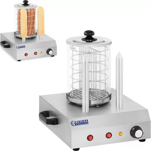 Royal Catering Podgrzewacz do hot dogów - 2 bułki - 30 parówek RCHW-350-2 RCHW-350-2 - Inne urządzenia gastronomiczne - miniaturka - grafika 1