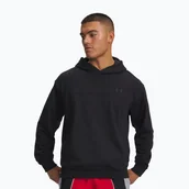 Kurtki i kamizelki sportowe męskie - Bluza męska Under Armour Rival LW Hoodie black/black - miniaturka - grafika 1