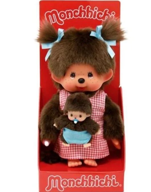 monchhichi mom & baby - pluszak maskotka 20cm figurka