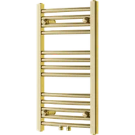 Grzejniki łazienkowe - Mexen Ares grzejnik łazienkowy 700 x 400 mm, 189 W, złoty - W102-0700-400-00-50 - miniaturka - grafika 1