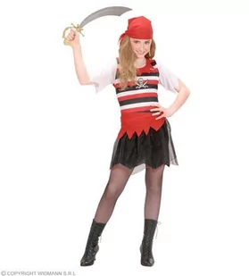 Widmann pirata Girl (kostium dziecięcy), M/140 WDM58537 - Stroje karnawałowe - miniaturka - grafika 1