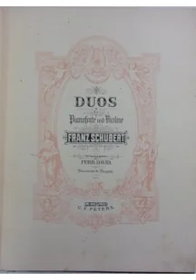Duos fur Pianoforte und Violine - Książki o kulturze i sztuce - miniaturka - grafika 1