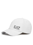 Czapki męskie - EA7 Emporio Armani Czapka z daszkiem 7X000106 AF13554 M0003 Biały - miniaturka - grafika 1