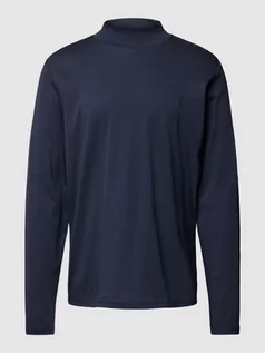 Koszulki męskie - Bluzka z długim rękawem i stójką model ‘Theo’ - grafika 1