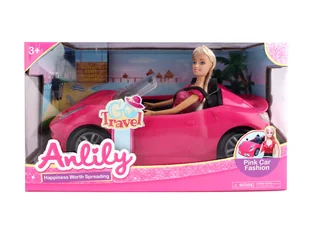 Icom Lalka Anlily 30 cm w samochodzie - Lalki dla dziewczynek - miniaturka - grafika 1