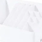 Przyborniki na biurko - Przybornik na kosmetyki Duet biały - miniaturka - grafika 1