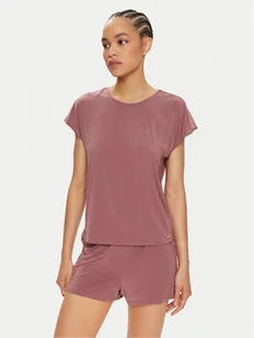 Calvin Klein Underwear Koszulka piżamowa 000QS7157E Różowy Relaxed Fit - Piżamy damskie - miniaturka - grafika 1