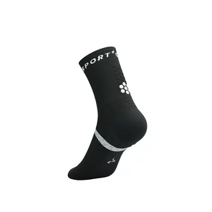 COMPRESSPORT Skarpetki do biegania PRO MARATHON SOCKS V2.0 black/white - Skarpetki sportowe męskie - miniaturka - grafika 7