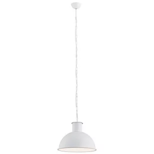 MLAMP LAMPA wisząca AREUF 3193 MLAMP metalowa OPRAWA kopuła ZWIS na łańcuchu biały AREUF 3193 - Lampy sufitowe - miniaturka - grafika 1