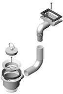 Syfony - Odpływ do syfonu ALVEUS pojedyńczy 1x1,5"-HP (1012007) - miniaturka - grafika 1