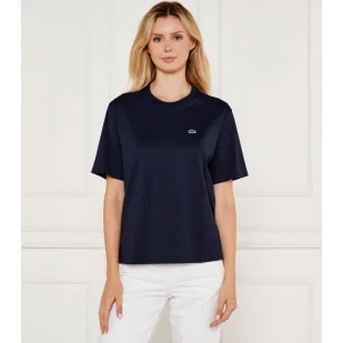 Lacoste T-shirt | Relaxed fit - Koszulki i topy damskie - miniaturka - grafika 1