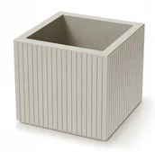 Donice - Doniczka sand Coro Square TCS48-101GR - miniaturka - grafika 1