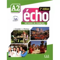 CLE International Echo A2 2ed Podręcznik + DVD - Girardet J., Pecheur J. - Podręczniki dla gimnazjum - miniaturka - grafika 1