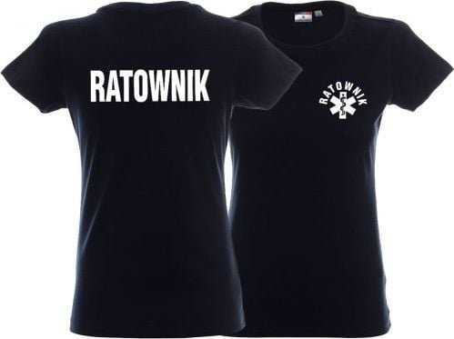 Promostars LPP - Koszulka damska RATOWNIK granatowa