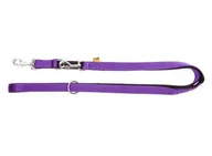 Smycze dla psów - Dingo Smycz taśma Energy przedłużana 1,6cm/220cm fioletowa - miniaturka - grafika 1
