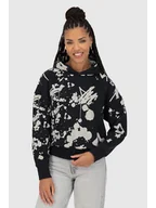 Bluzy damskie - alife and kickin Bluza "Jessy" w kolorze czarno-białym - miniaturka - grafika 1