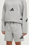 Spodenki męskie - adidas szorty ZNE męskie kolor szary melanżowe JJ4892 - miniaturka - grafika 1