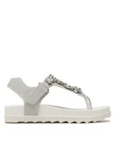 Buty dla dziewczynek - Primigi Sandały 3892111 S Srebrny - miniaturka - grafika 1