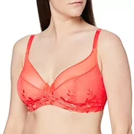 Biustonosze - Triumph Damski biustonosz z fiszbinami, różowy (Coral 1515), 90F - miniaturka - grafika 1